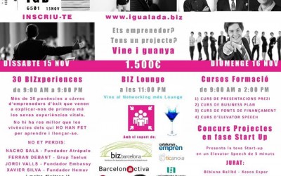 BIZ MARATHON, marató d’emprenedoria amb 35 ponències, cursos de formació i un concurs d’startups guardonat amb 1.500€ de premi
