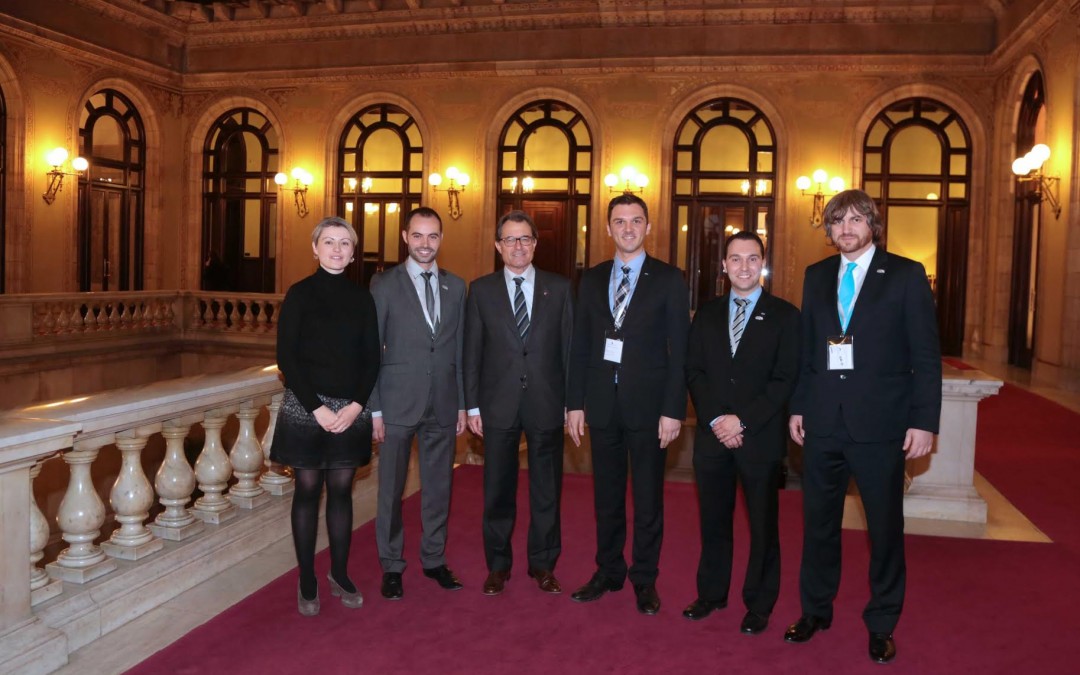 El President Mundial de JCI, Ismail Haznedar, visita  Catalunya