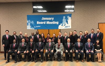 Magí Senserrich Guitart assisteix a la reunió  de la Junta Mundial de la JCI a USA