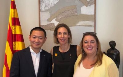 La Jove Cambra Internacional de Catalunya rep la visita del Vicepresident de la Junior Chamber International, Ryubun Kojima