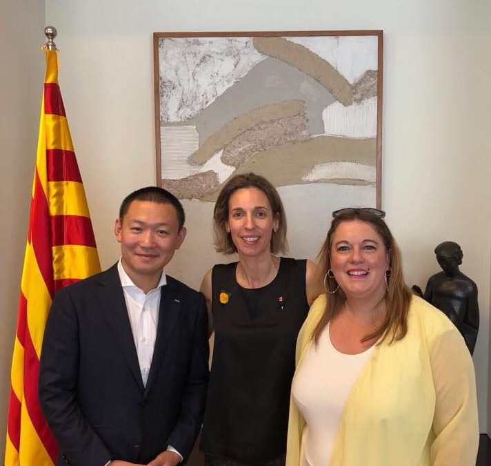 La Jove Cambra Internacional de Catalunya rep la visita del Vicepresident de la Junior Chamber International, Ryubun Kojima